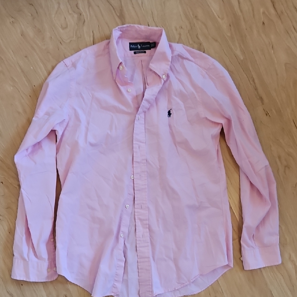 Ralph Lauren Light Pink Button Down Shirt